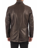 Men Genuine Leather Blazer Sport Coat 44